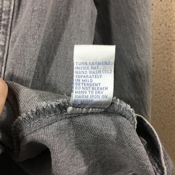 Diane Gilman Grey Denim Jacket, S - Picture 5 of 5